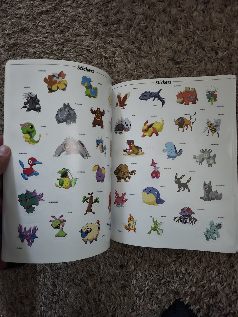 2007 Pokemon Stickedex Sticker Book - Picture 8 of 12
